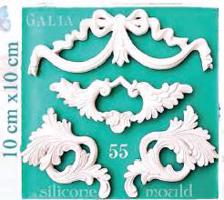 Silikonová forma ornamenty - Galias Moulds