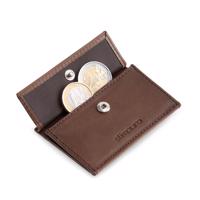 Slimpuro Coin Pocket s ochrannou kartou RFID pro tenké peněženky ZNAP Slim Wallets 8 a 12, spínací knoflík