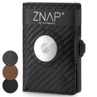 Slimpuro ZNAP Airtag Wallet, 12 kariet, priehradka na mince, 8,9 x 1,8 x 6,3 cm (Š x V x H), ochrana RFID