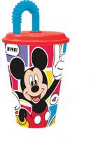 STOR Plastový kelímek s brčkem MICKEY 430ml