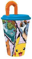 STOR Plastový kelímek s brčkem POKÉMON 430ml