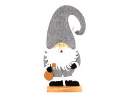 SVENSKA LIVING Plstěná figurka 33cm Santa