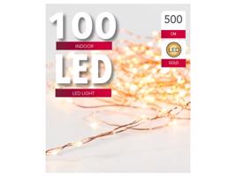 SVENSKA LIVING Vánoční světelný řetěz 100 LED měděný 5m