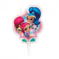 Svíčka na dort Shimmer and Shine 7cm - Dekora