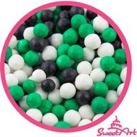 SweetArt cukrové perly Football mix 7 mm (80 g)