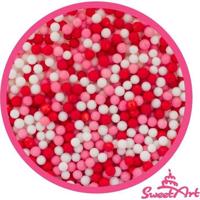 SweetArt cukrové perly Love mix 5 mm (80 g)