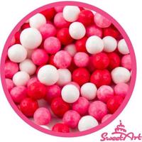 SweetArt cukrové perly Love mix 7 mm (80 g) Trvanlivost do 12/2024!