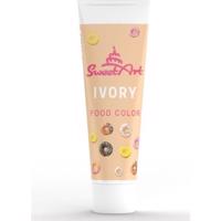 SweetArt gelová barva tuba Ivory (30 g)