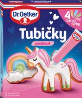 Tubičky na zdobení pastelové (4x19 g) - Dr. Oetker