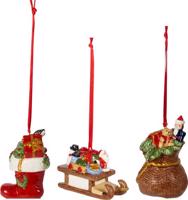 Villeroy & Boch Nostalgic Ornaments vánoční závěsná dekorace, dárky, 3 ks 14-8331-6685