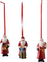 Villeroy & Boch Nostalgic Ornaments vánoční závěsná dekorace, Santa Claus, 3 ks 14-8331-6687