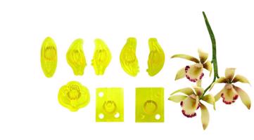 Vykrajovátka 8ks – malá orchidej Cymbidium - PME