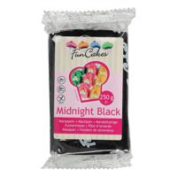 Vynikající marcipán 1:5 černý Midnight Black 250g - FunCakes