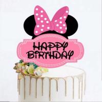 Zápich do dortu Minnie Happy Birthday - Cakesicq