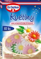 Zdobení květiny oplatkové z jedlého papíru 4,2g - Dr. Oetker